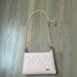 Pink chain crossbody
